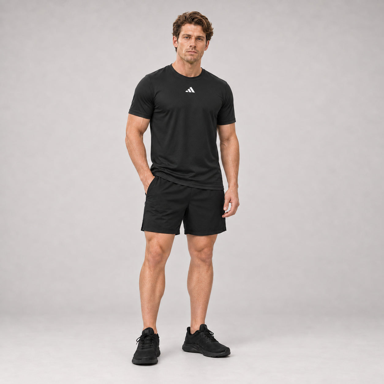 Kit 3 Camisetas Dri-Fit Pretas - Adidas e Nike