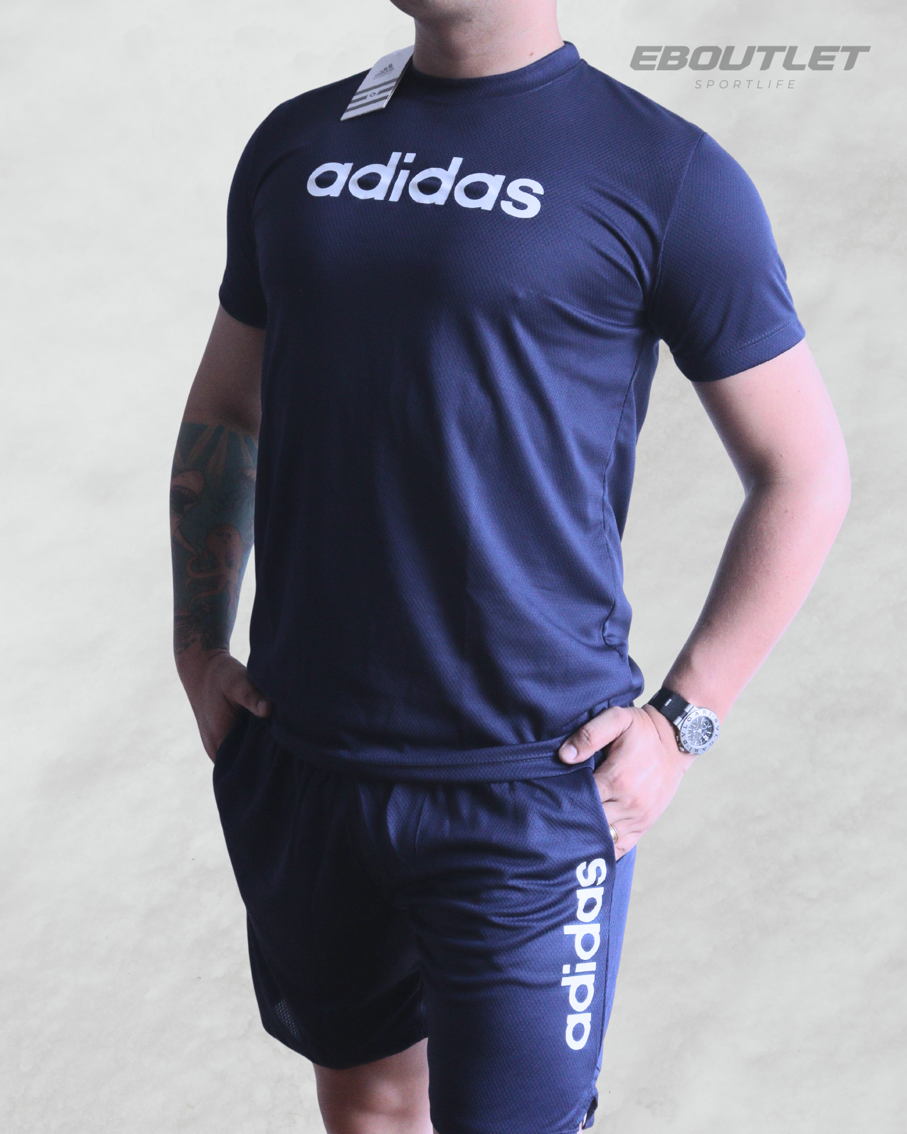Conjunto Dri-Fit: Camiseta + Shorts - Adidas