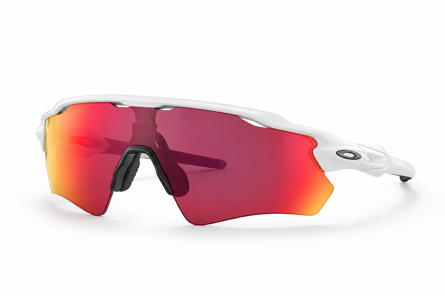 Óculos de Sol Oakley Radar Branco Lente Vermelha
