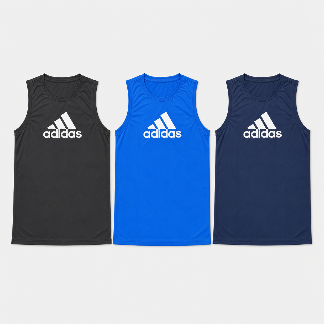 Kit 3 Regatas Adidas Dri-Fit
