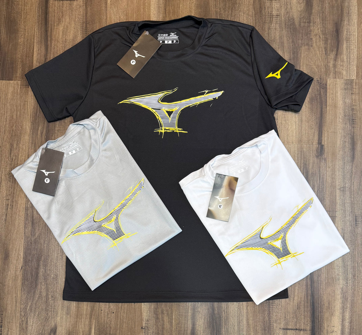 Kit com 3 camisetas Dri-fit - Mizuno