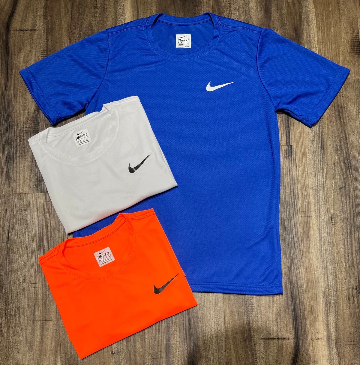Kit com 3 camisetas nike dri-fit
