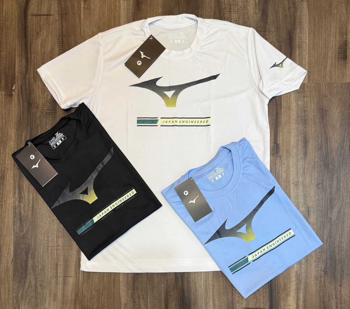 Kit com 3 camisetas Dri-fit - Mizuno