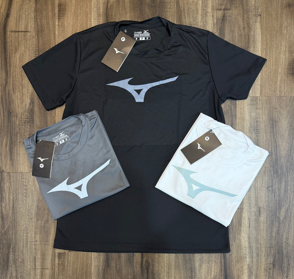 Kit com 3 camisetas Dri-fit - Mizuno