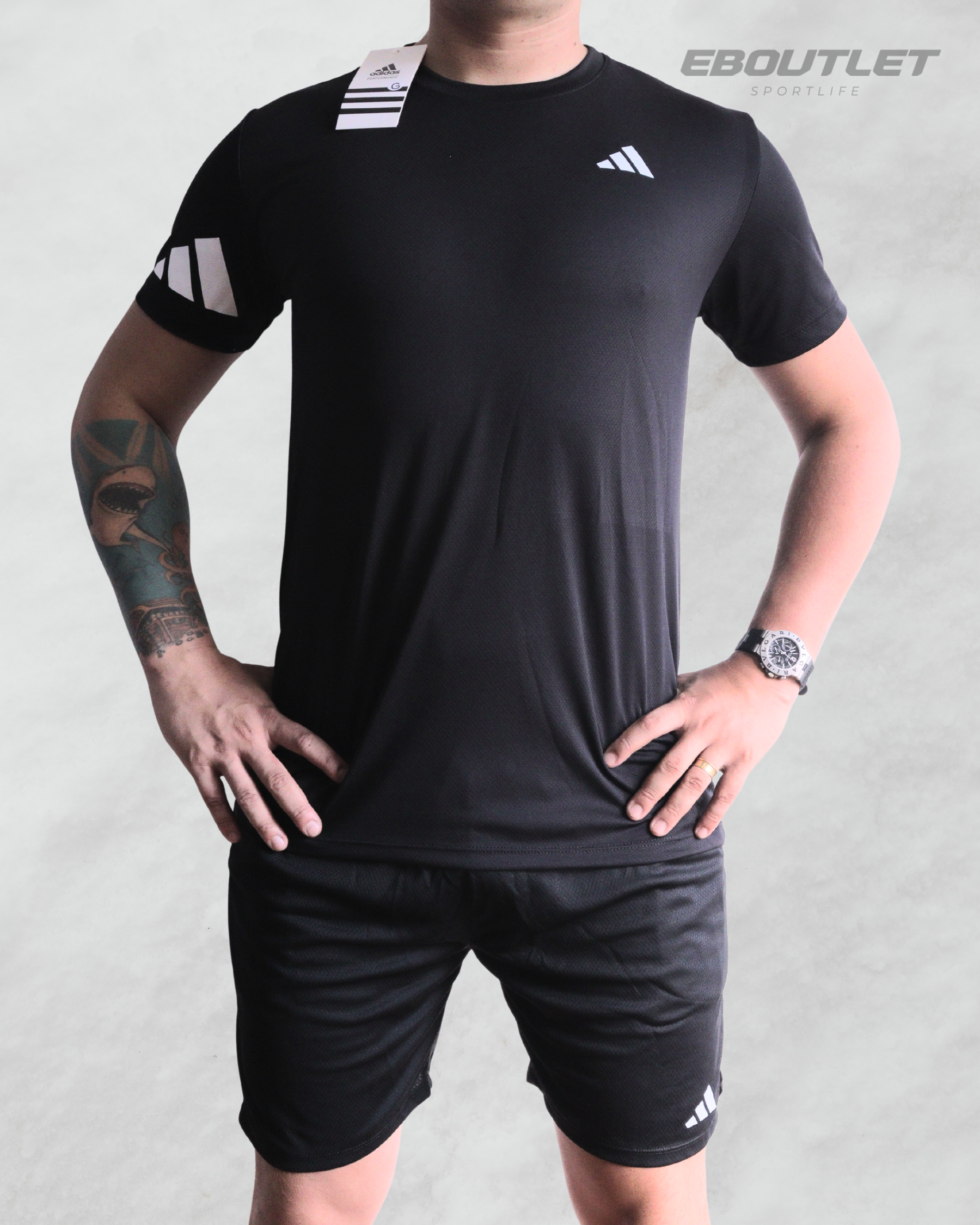 Conjunto Dri-Fit: Camiseta + Shorts - Adidas