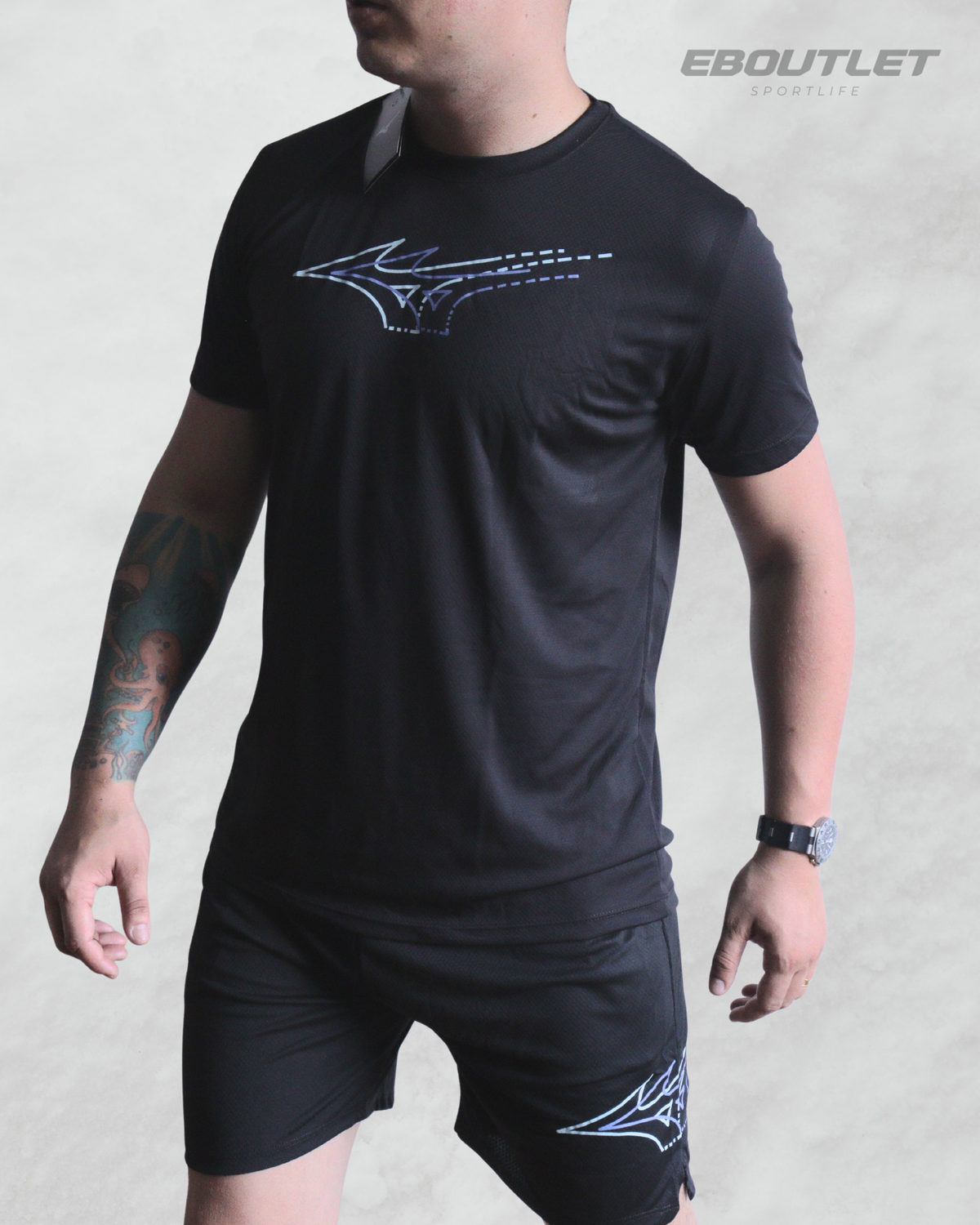Conjunto Dri-Fit: Camiseta + Shorts - Mizuno