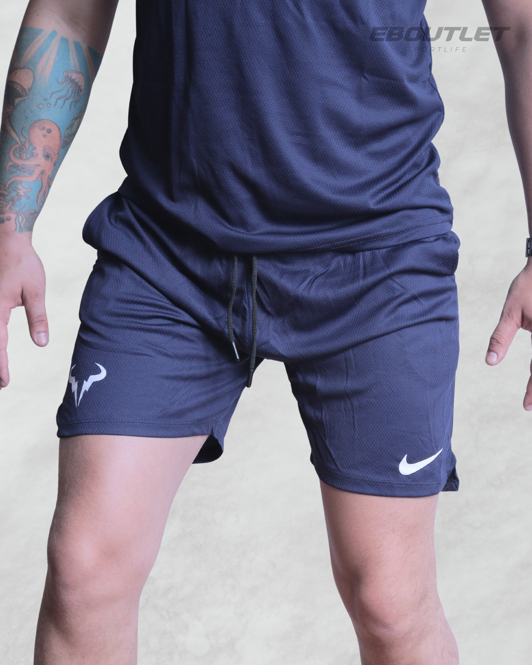 Conjunto Dri-Fit: Camiseta + Shorts - Nike / R. Nadal