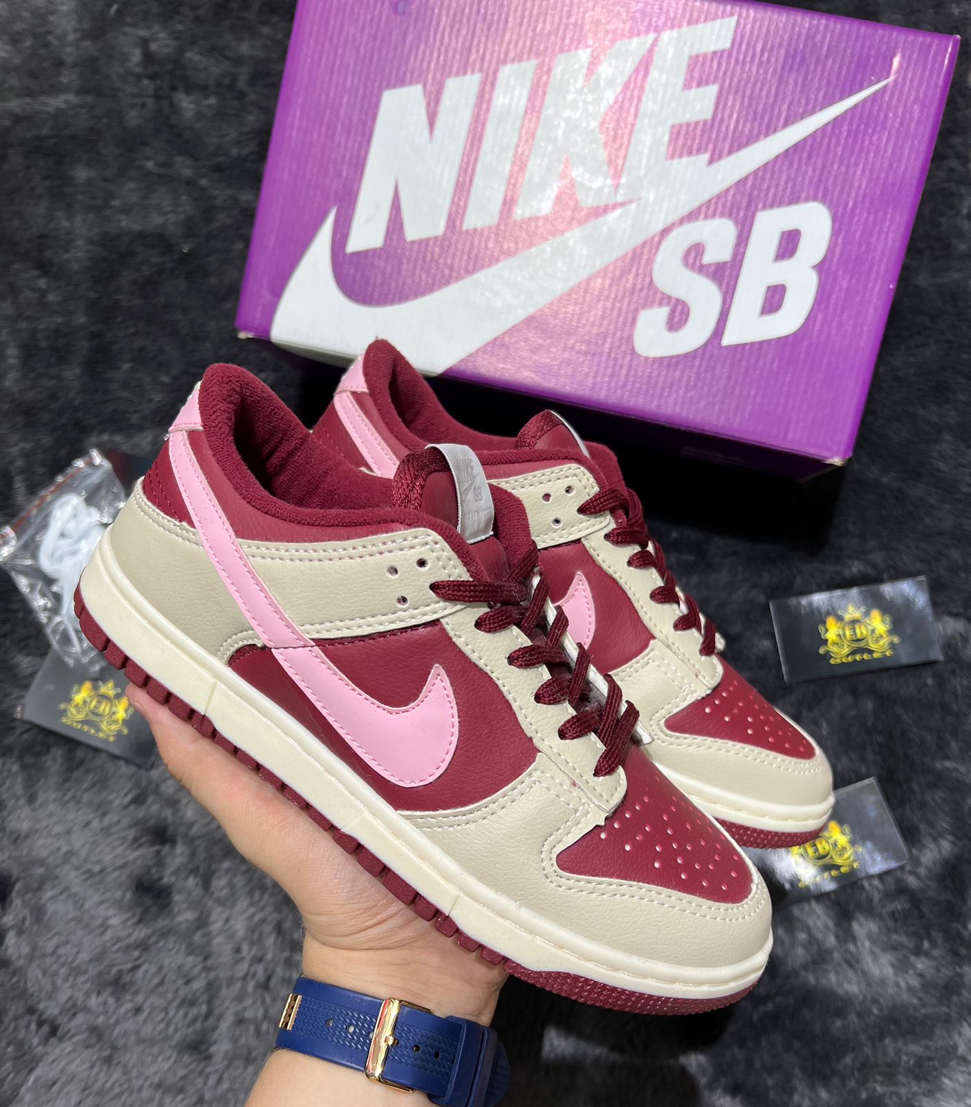 Dunk Low Lilás lançamento + Relógio de Brinde