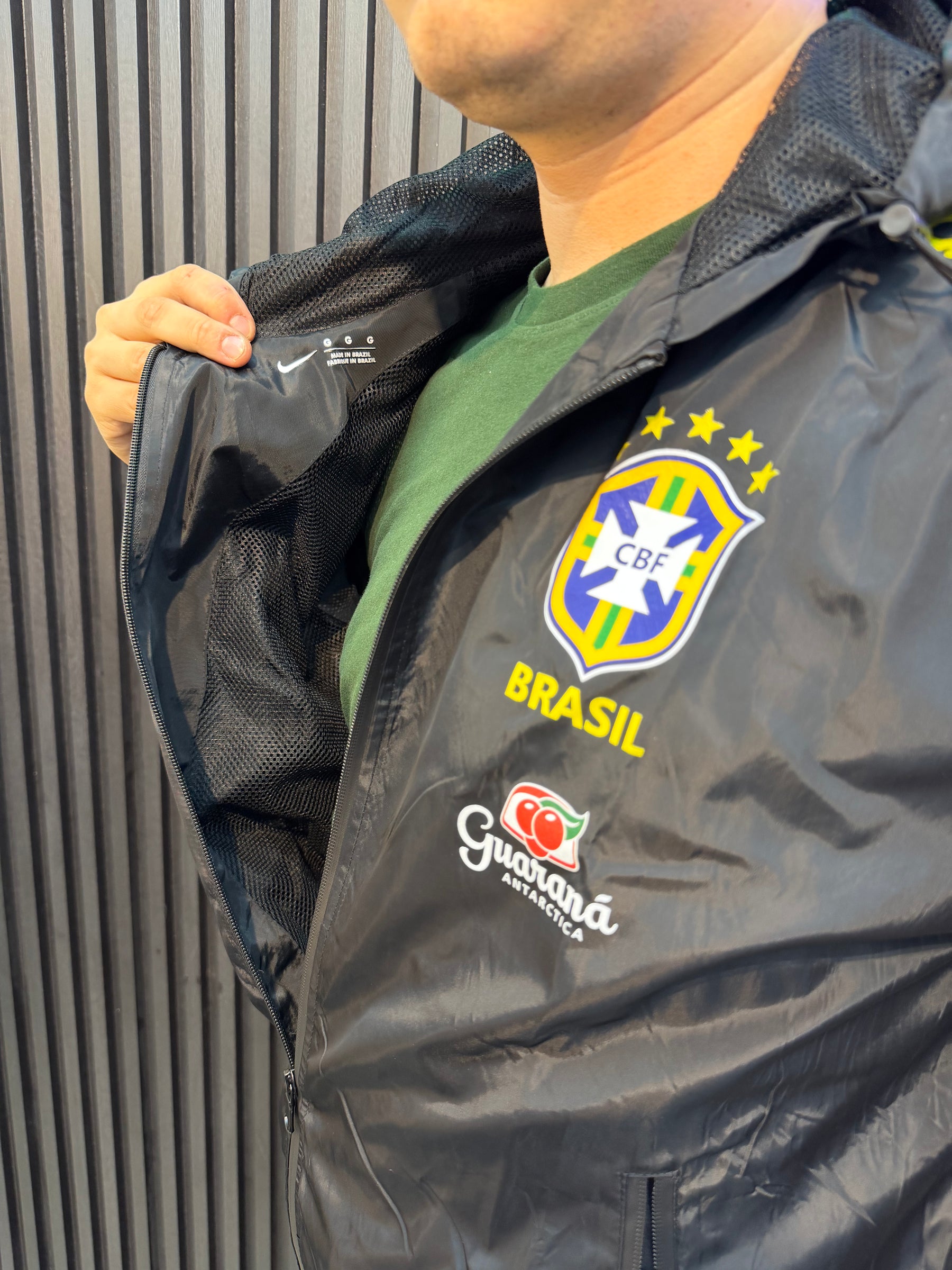 Jaqueta Seleção - corta vento impermeável forrado