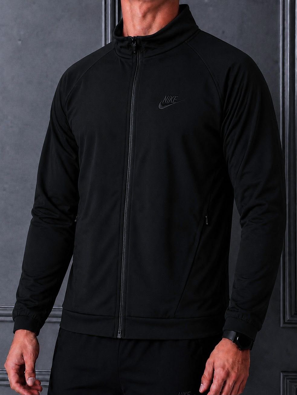 Moletim Nike com zíper - Flanelado