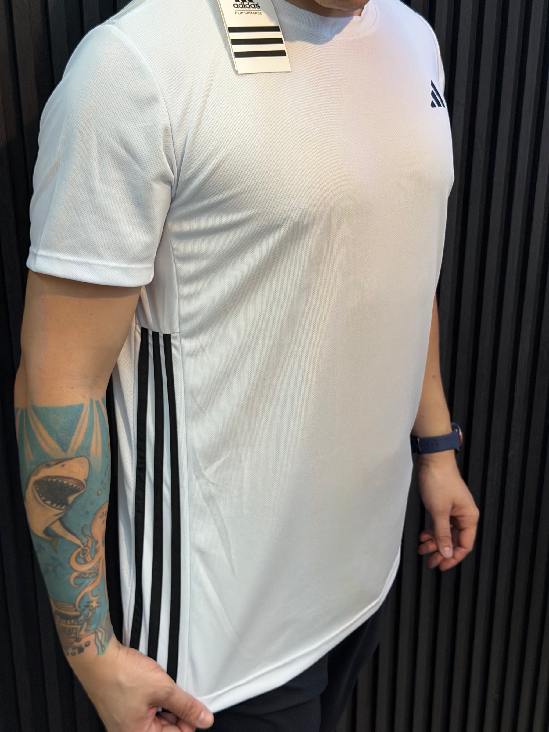 Camiseta Dri-fit - Adidas 3 faixa