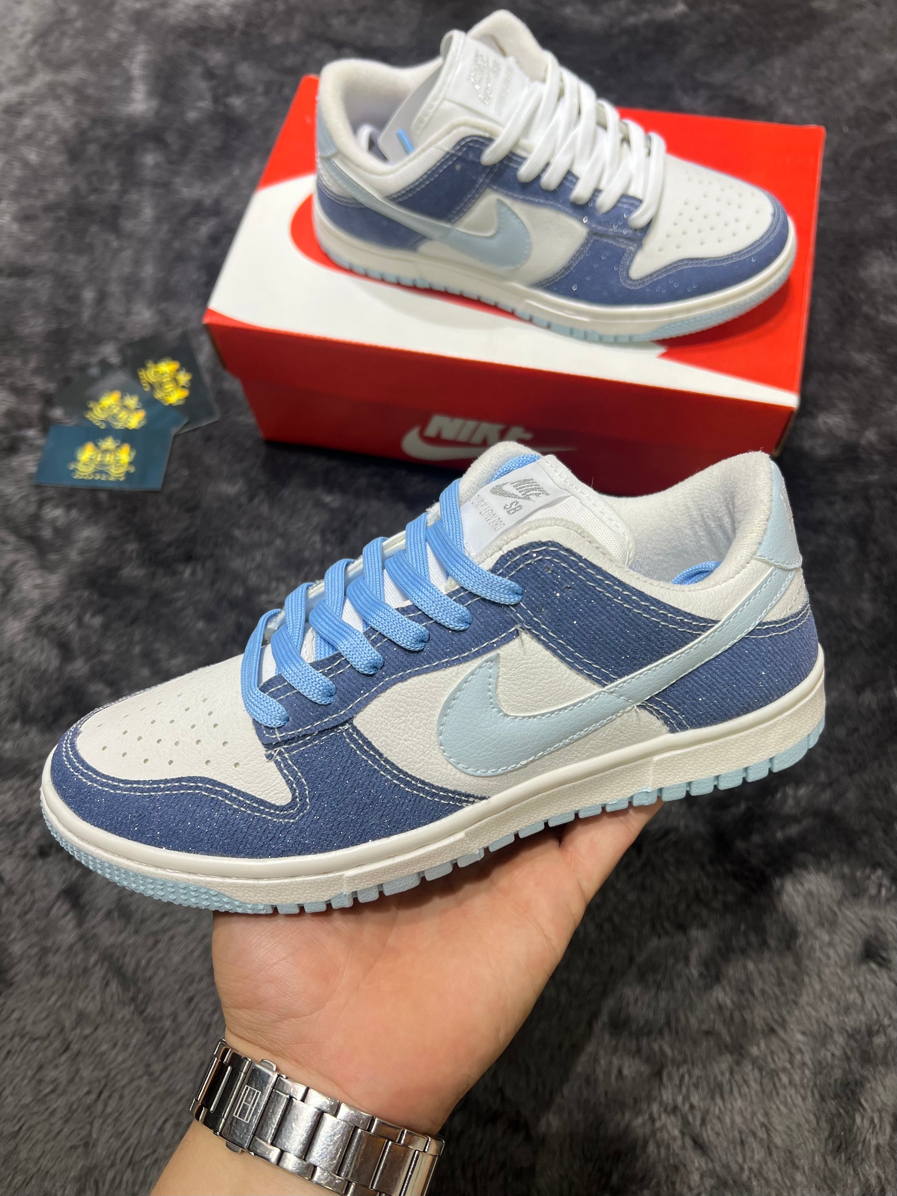 Dunk Low Azul claro/ brilhante lançamento