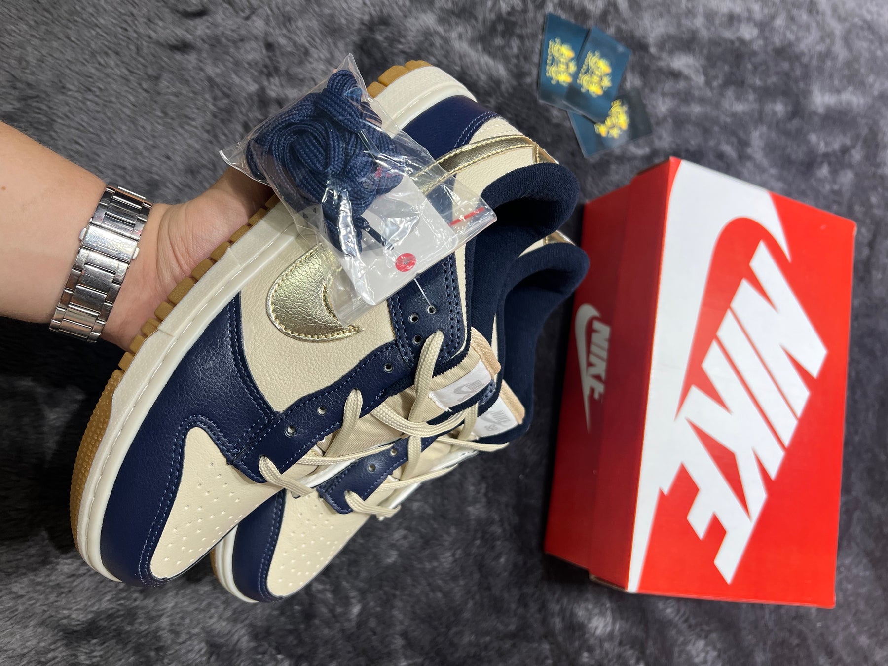 Dunk Low azul marinho lançamento