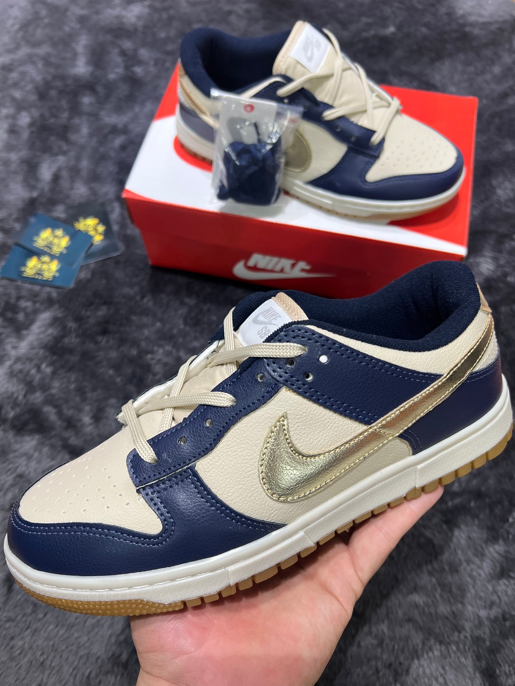Dunk Low azul marinho lançamento