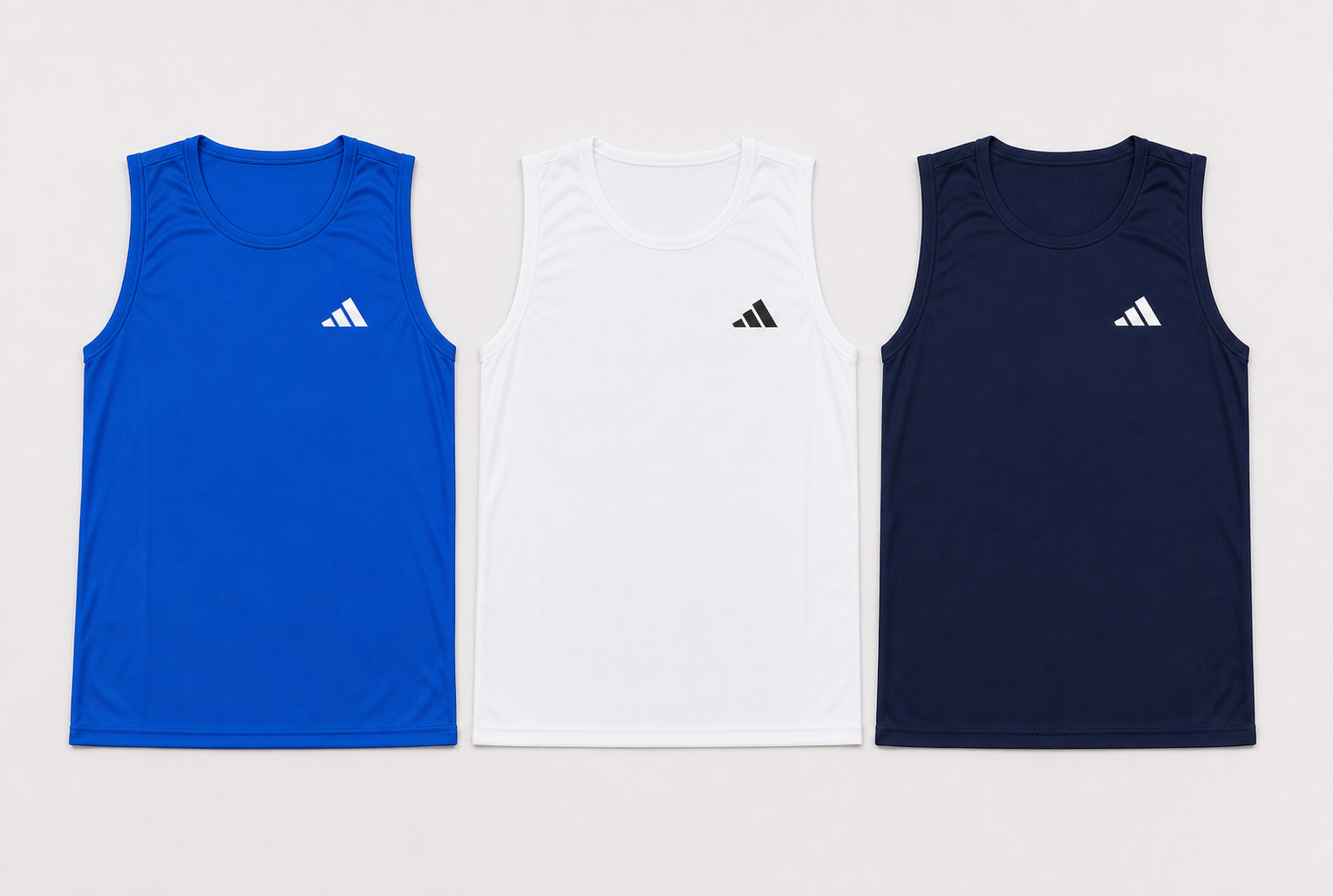Kit 3 Regatas Adidas Dri-Fit