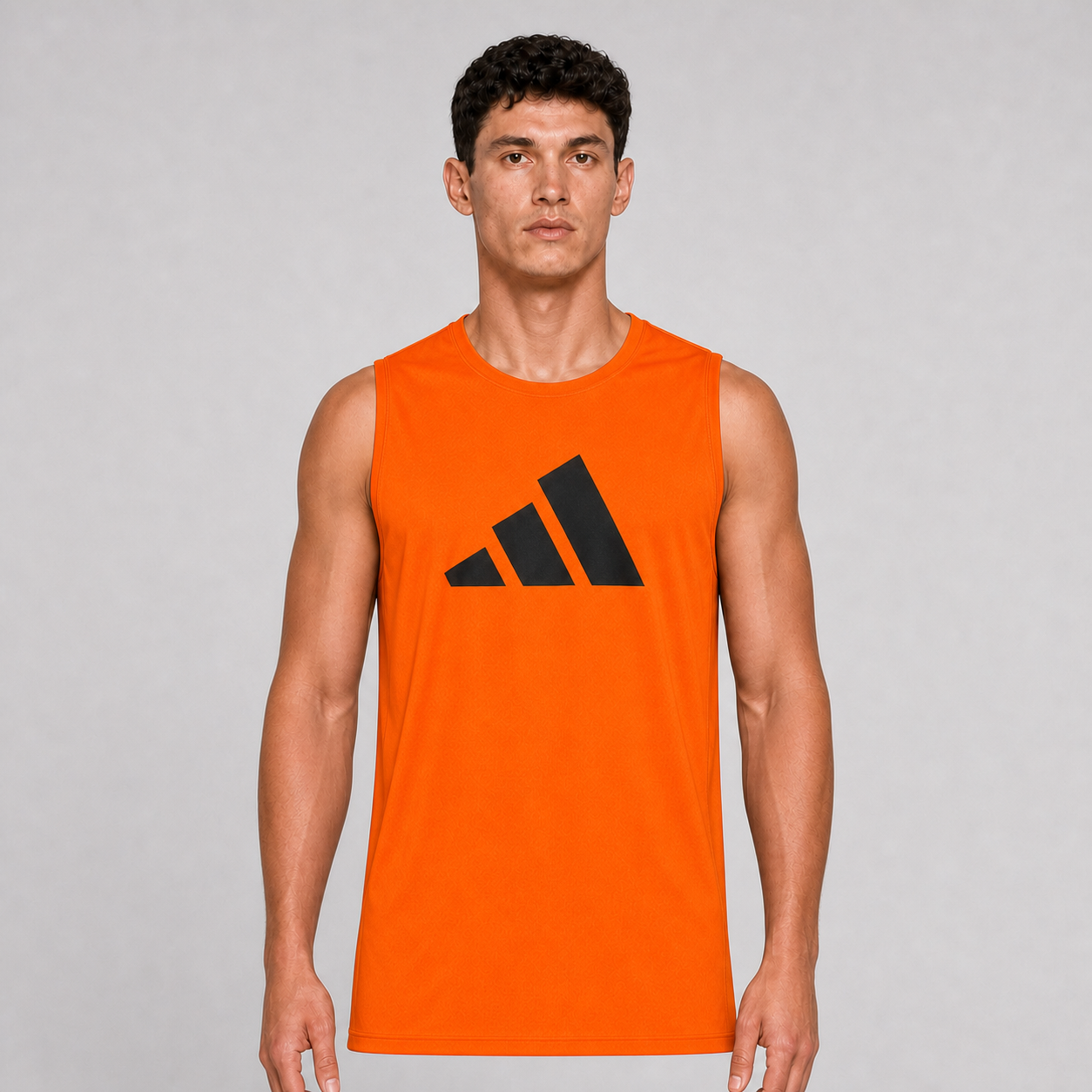 Kit 3 Regatas Adidas Dri-Fit Laranja
