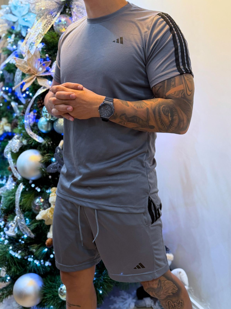 Conjunto Dri-Fit: Camiseta + Shorts - Adidas