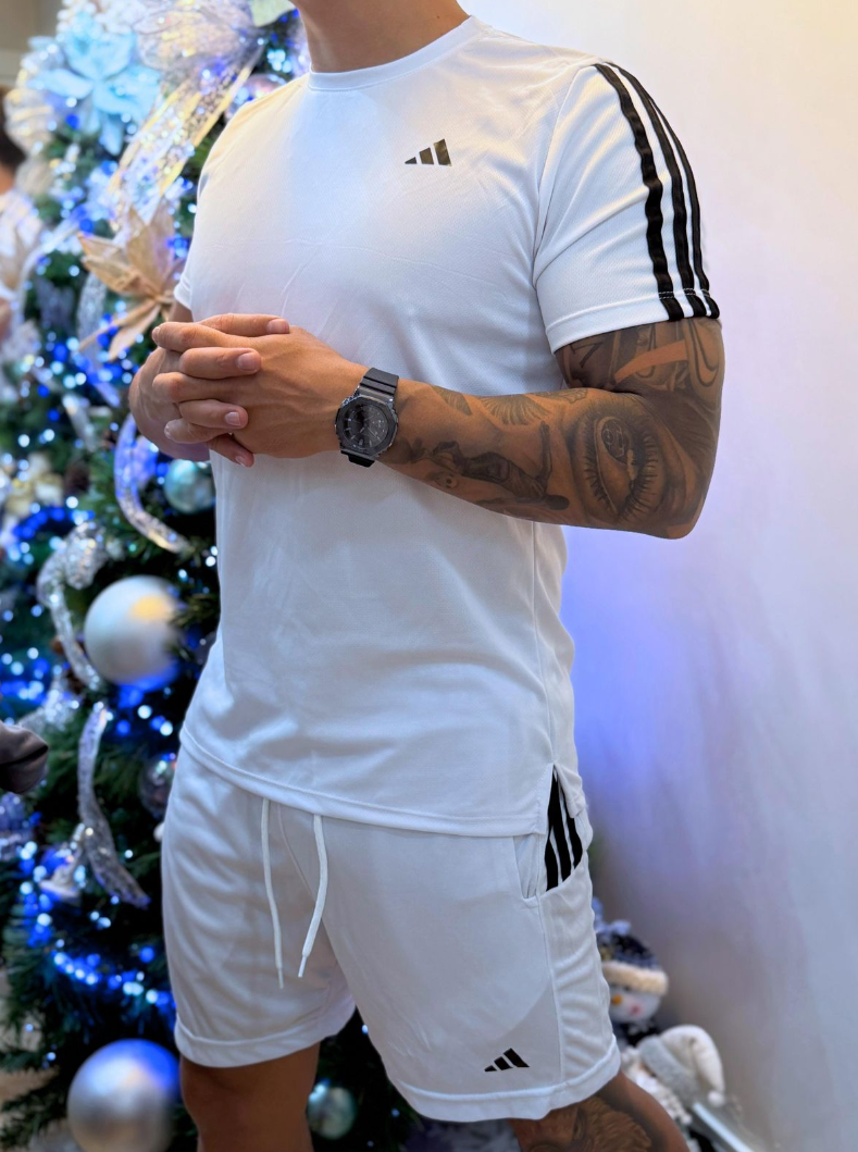Conjunto Dri-Fit: Camiseta + Shorts - Adidas