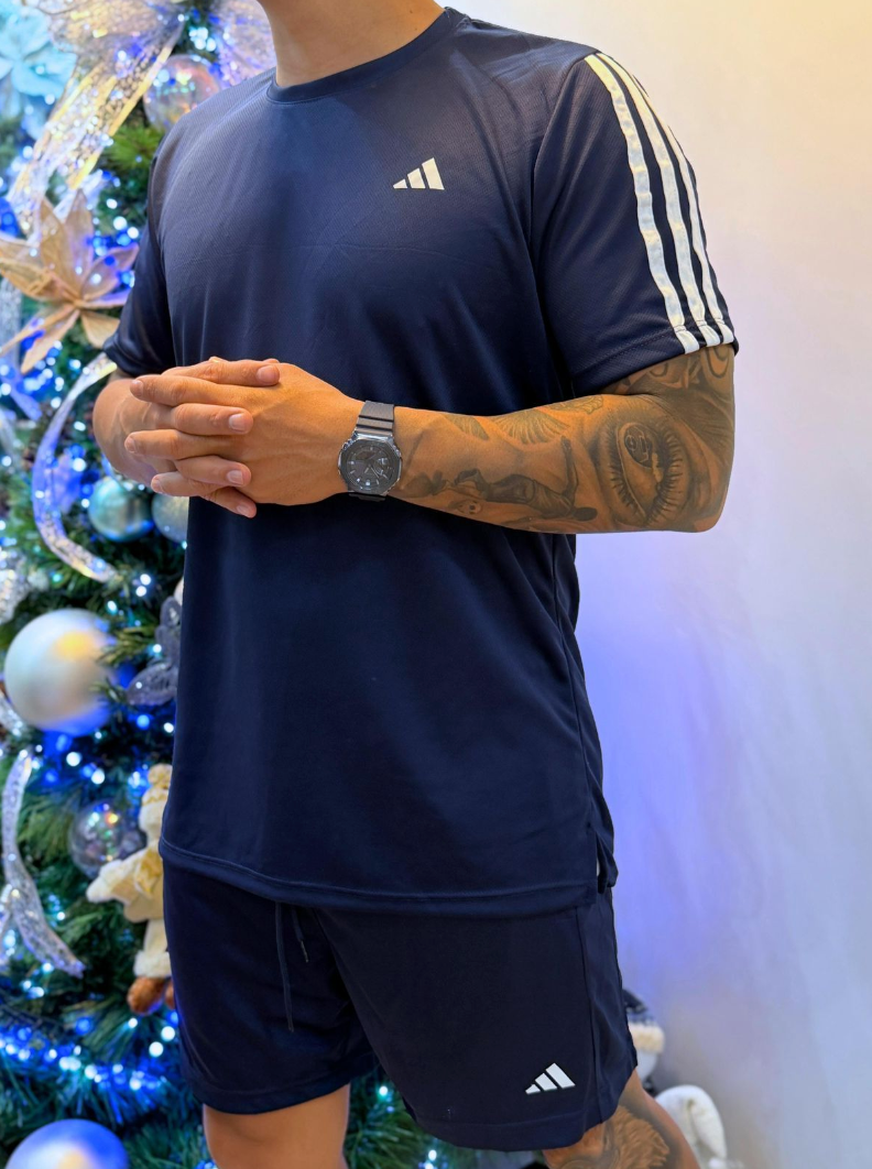 Conjunto Dri-Fit: Camiseta + Shorts - Adidas