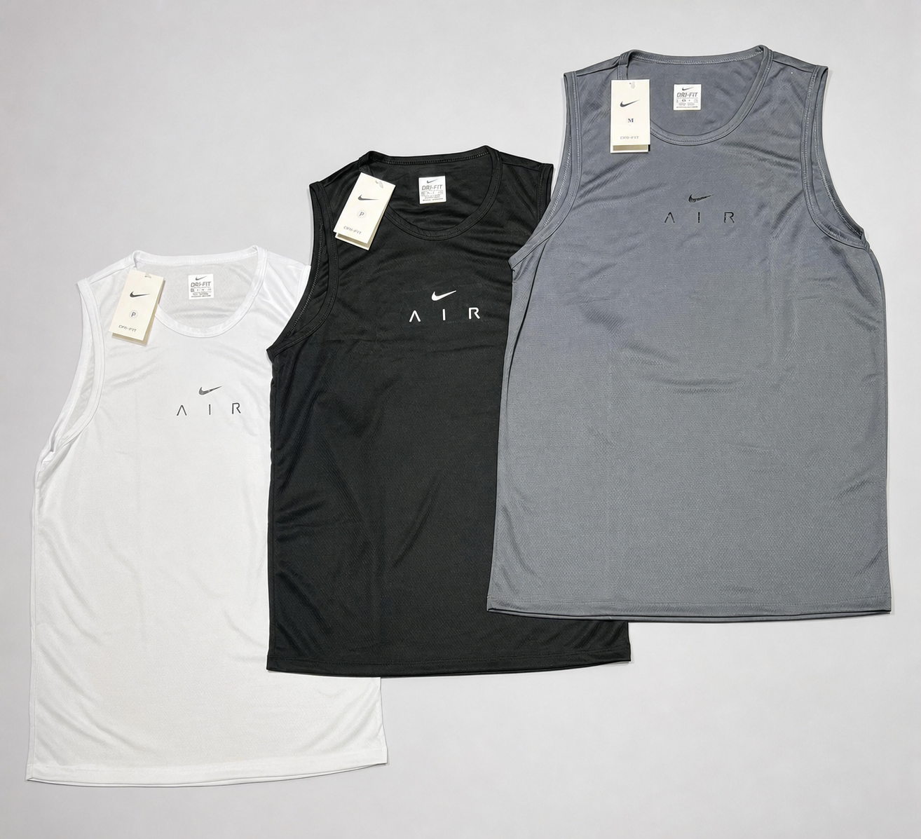 Kit 3 Regatas Nike Dri-Fit