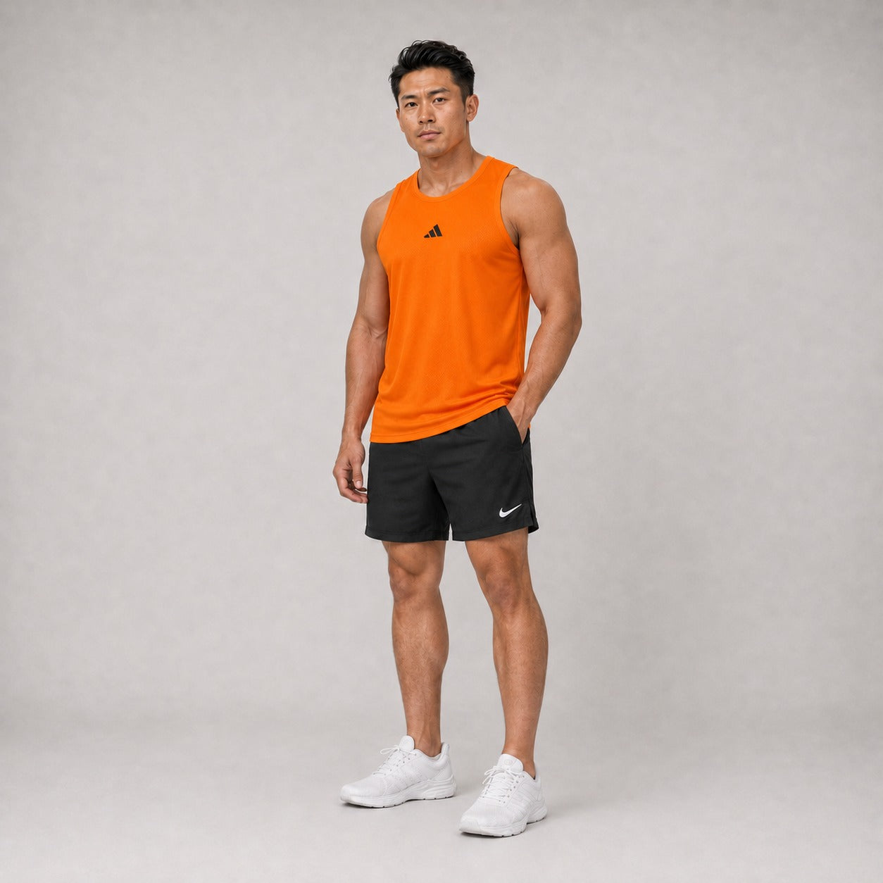 Regata Dri-Fit Adidas Laranja Neon
