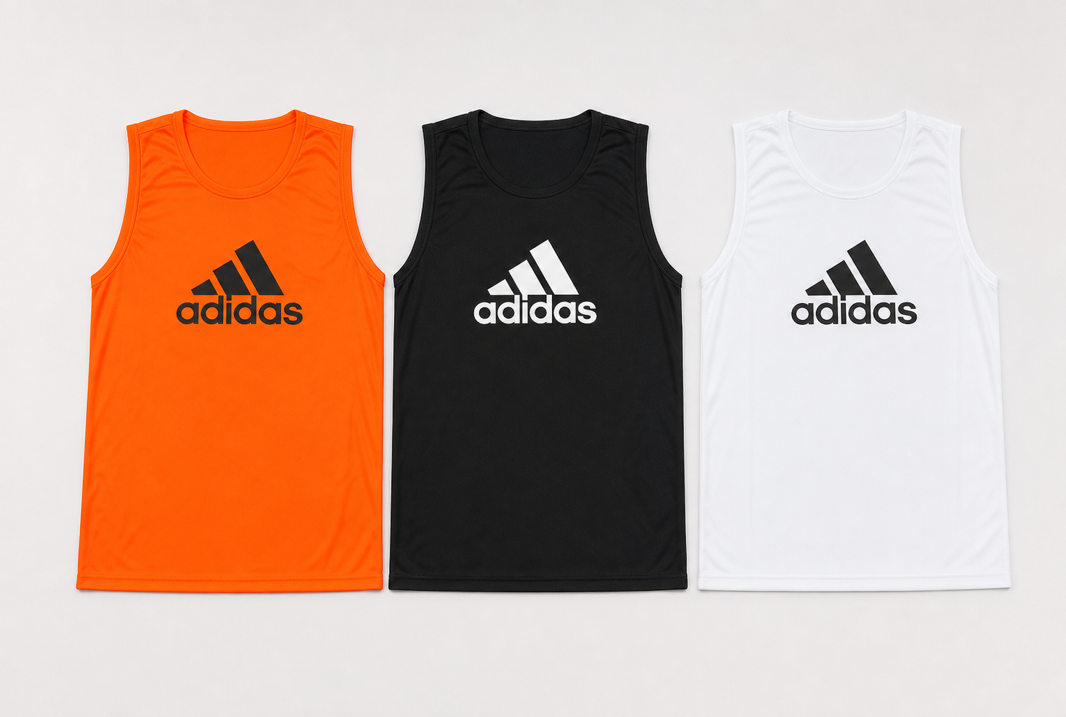 Kit 3 Regatas Adidas Dri-Fit Laranja