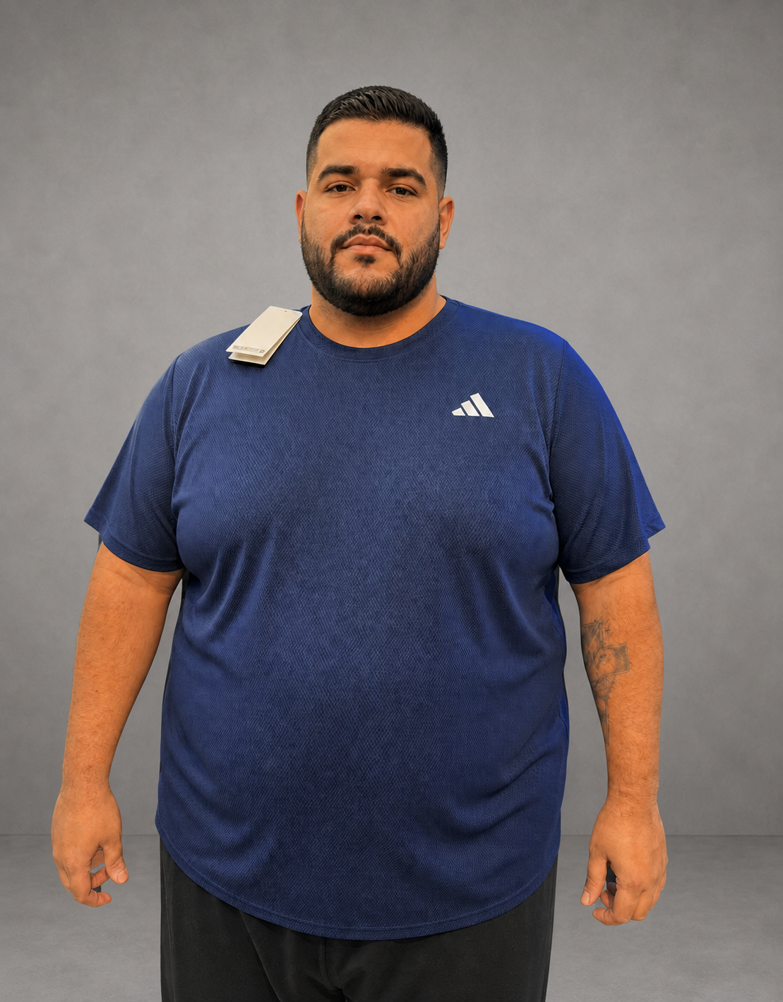 Camiseta Dri-fit Plus Size unidade - Adidas - marinho
