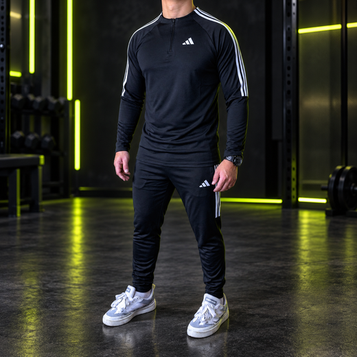 Conjunto Adidas Clássico - Jaqueta e Calça