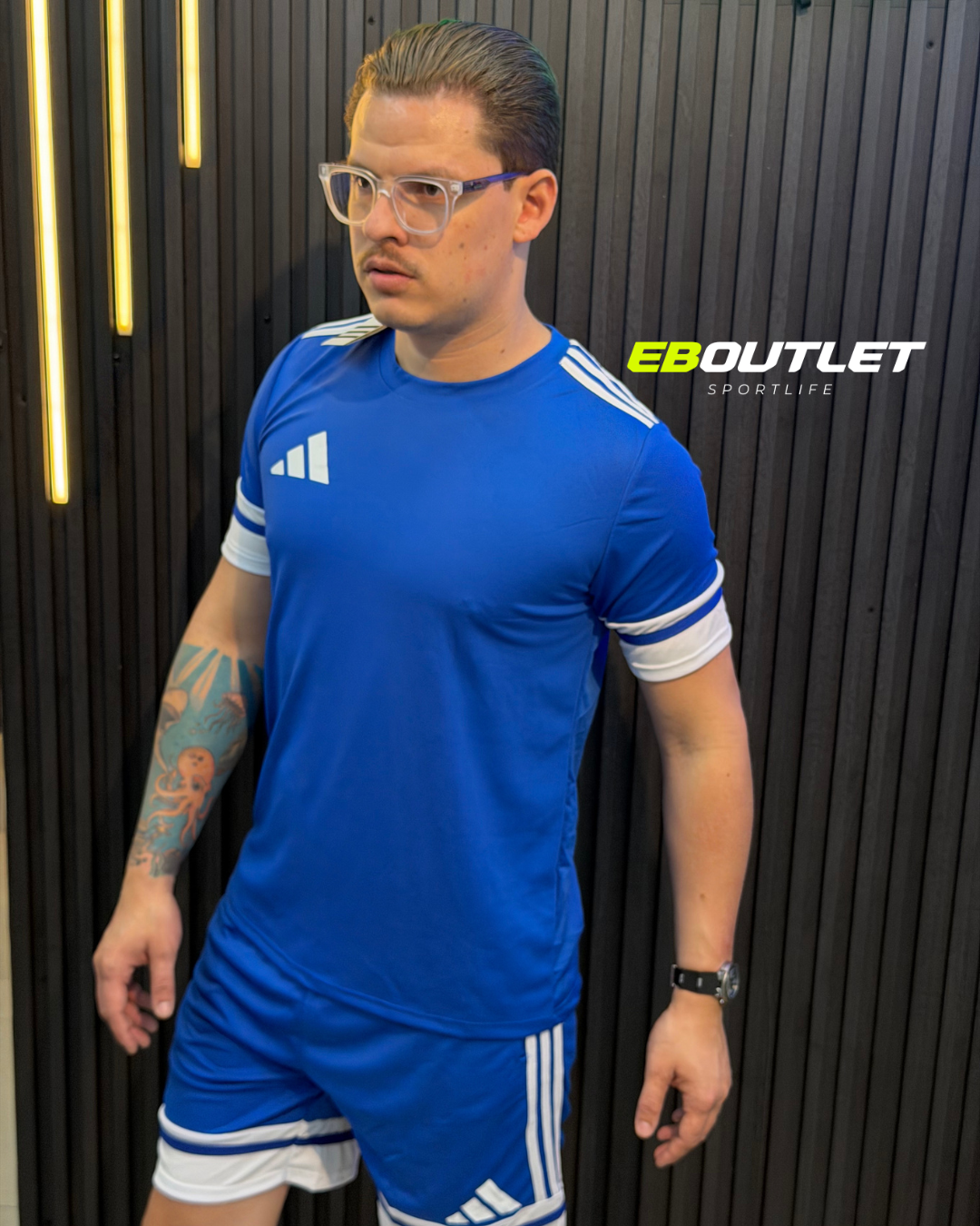 Conjunto Drifit: Camiseta + Shorts - Adidas Squadra 2026