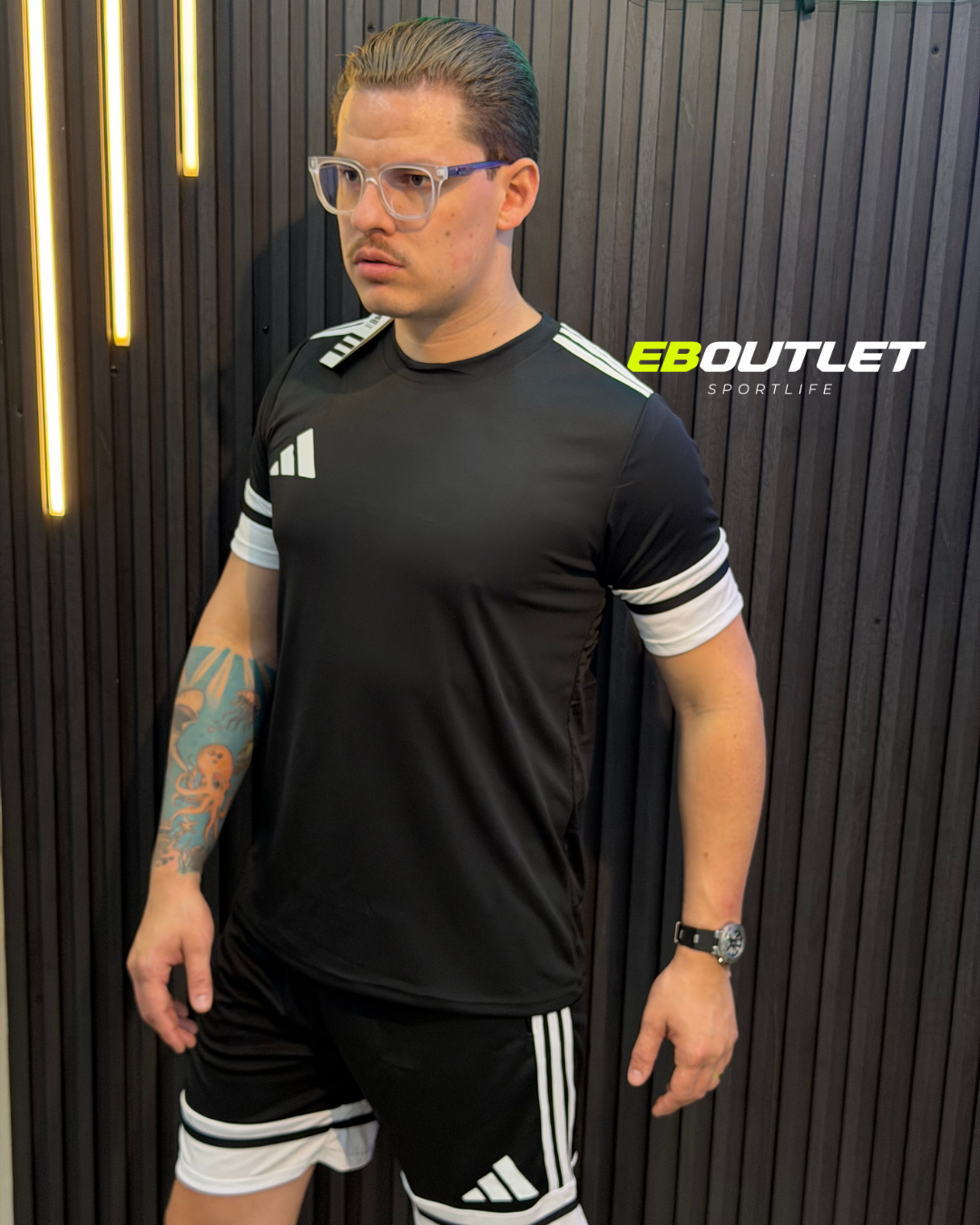 Conjunto Drifit: Camiseta + Shorts - Adidas Squadra 2026