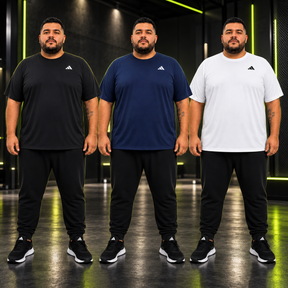 Kit 3 Camisetas Dri-fit Plus Size - Adidas