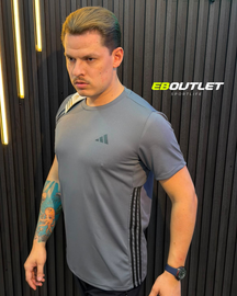 Camiseta Dri-fit - Adidas 3 Faixas