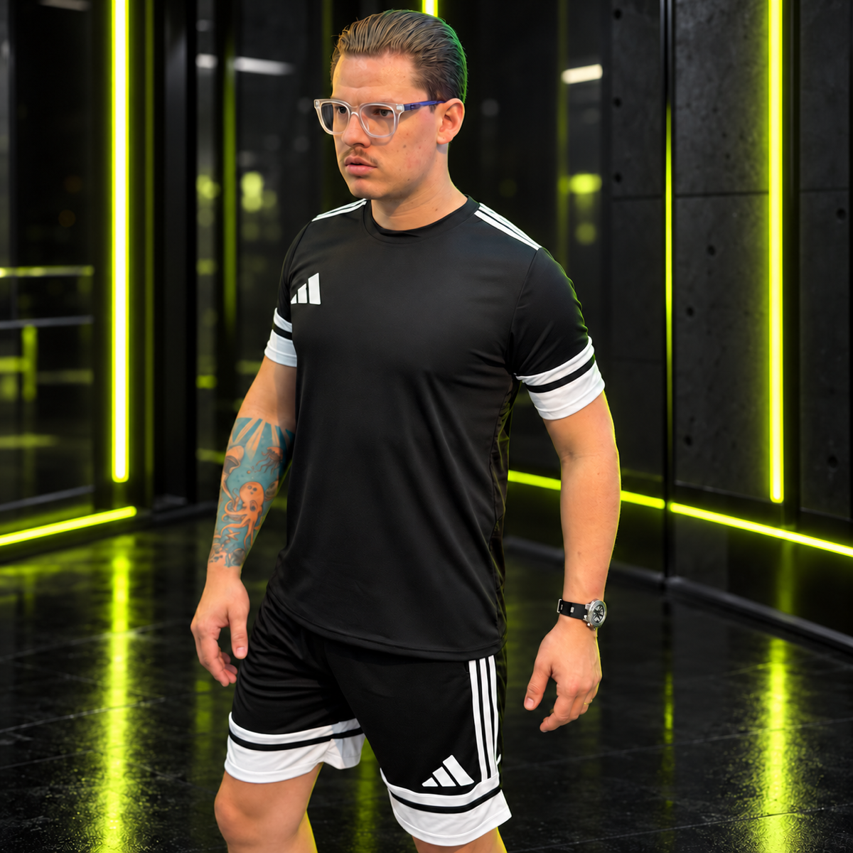 Conjunto Dri-Fit: Camiseta + Shorts - Adidas