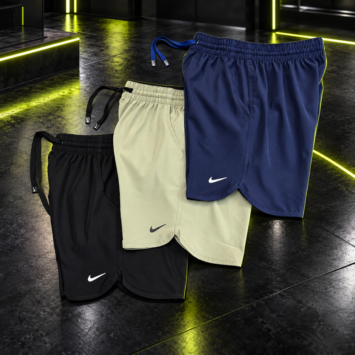 Kit 3 Shorts Dri-Fit Nike - Masculinos