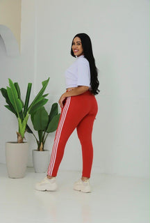 Calça Moletinho 3 Stripes Adidas Originals - Feminino