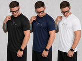 Kit com 3 camisetas Nike dri-fit