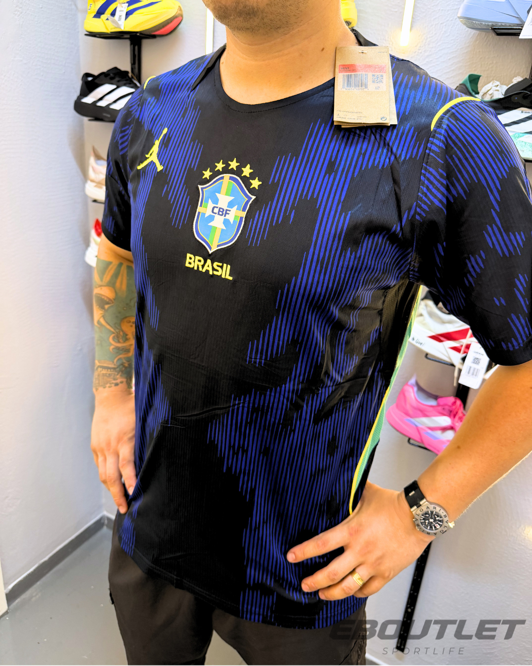 Camiseta Seleção Brasileira Dri-Fit  + Boné Exclusivo Grátis