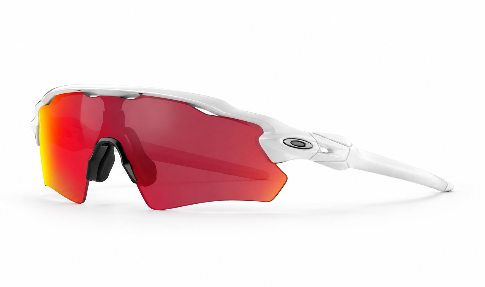 Óculos de Sol Oakley Radar Branco Lente Vermelha