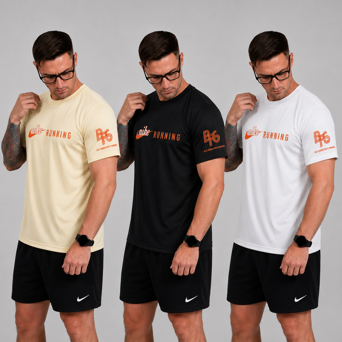 Kit com 3 camisetas dri-fit Nike