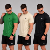 Kit com 3 camisetas Nike dri-fit