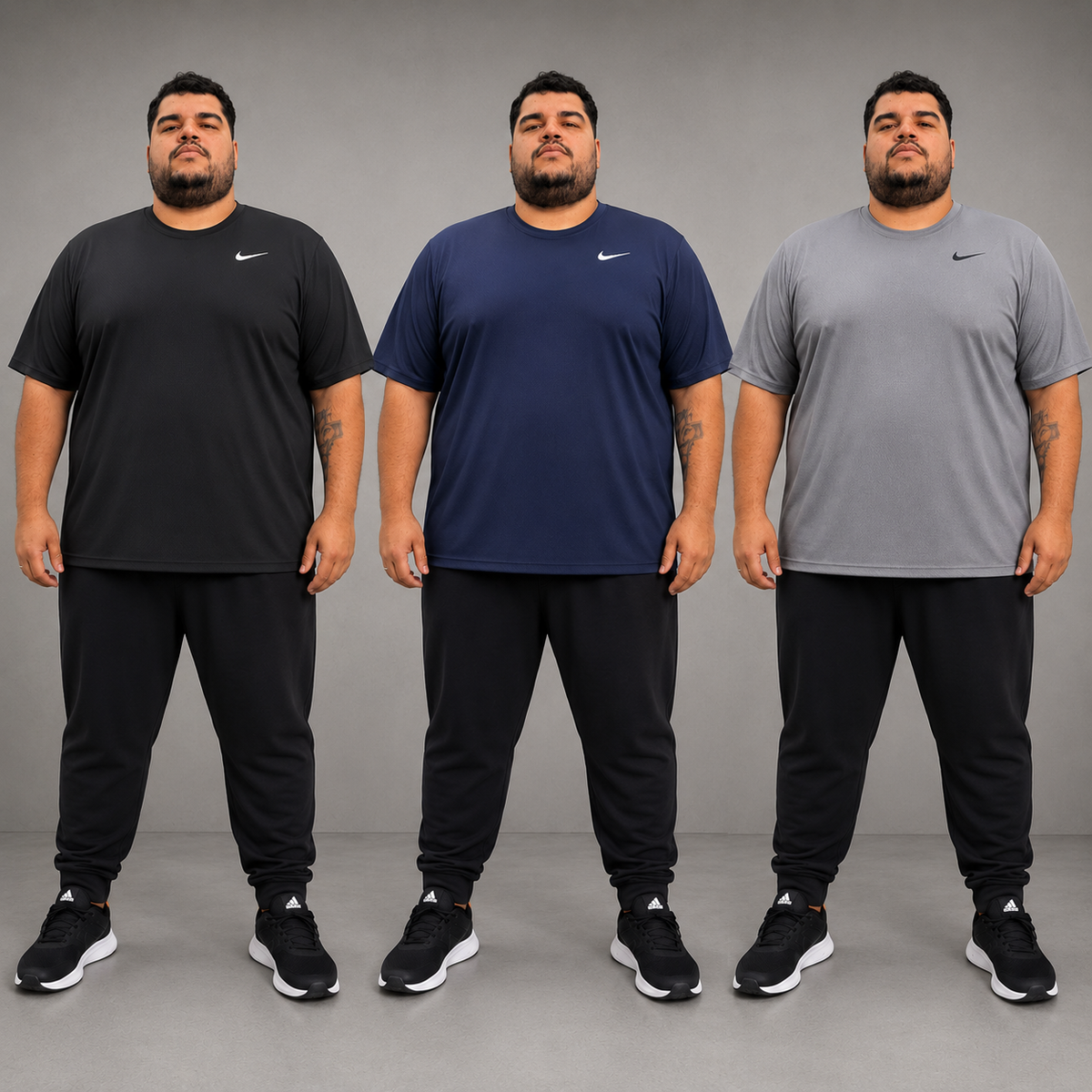 Kit 3 Camisetas Dri-fit Plus Size - Nike