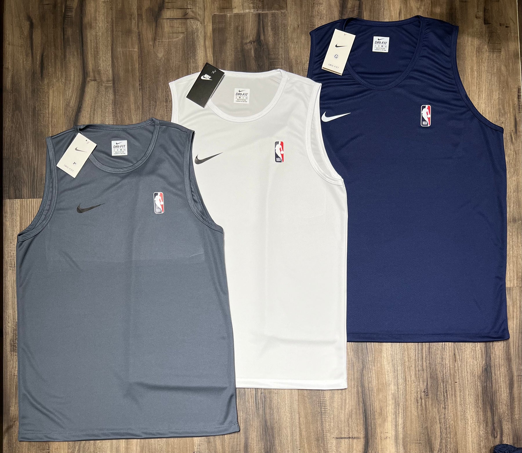 Kit com 3 regatas (NBA) dri-fit