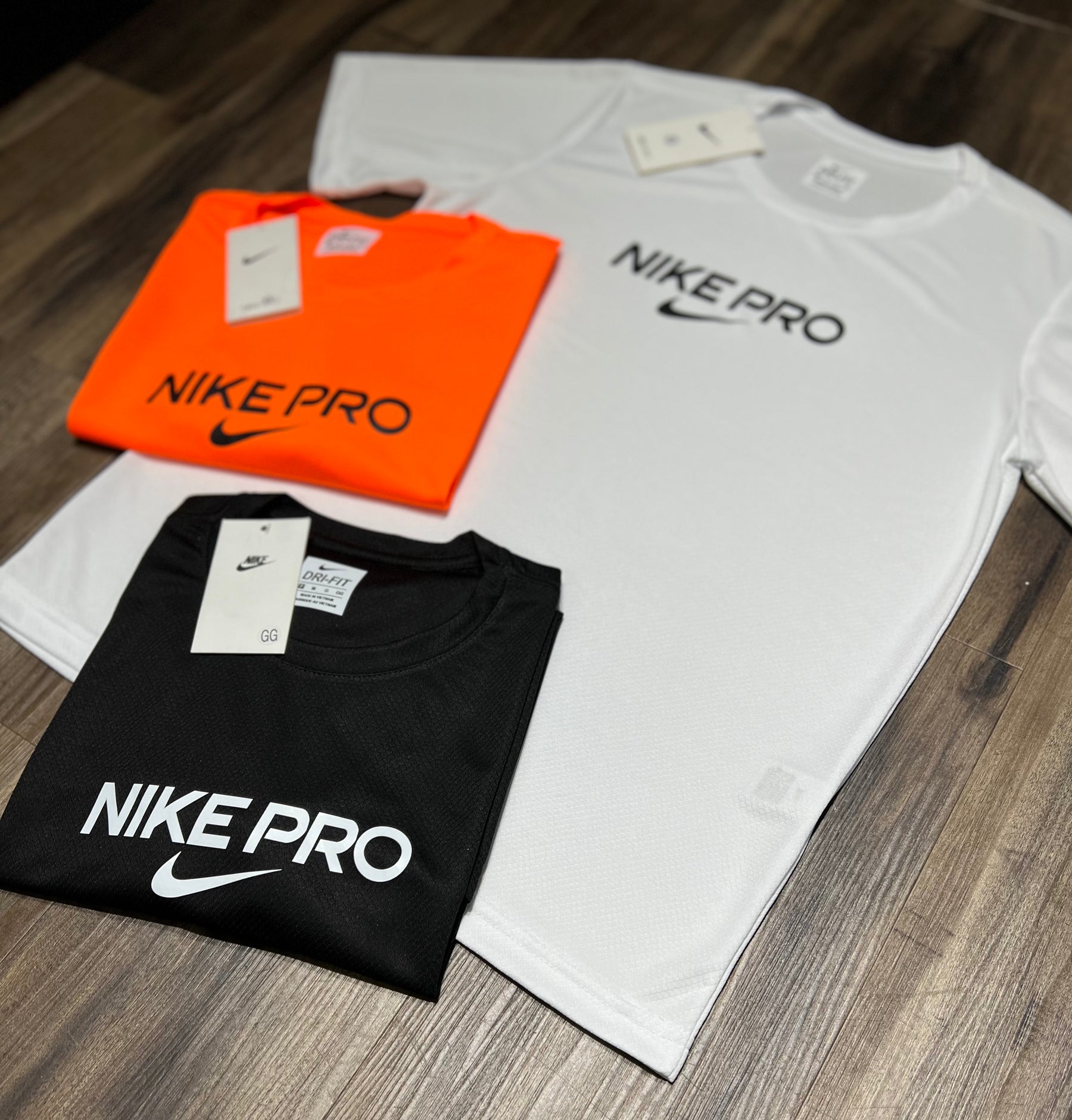 Kit com 3 camisetas nike dri-fit