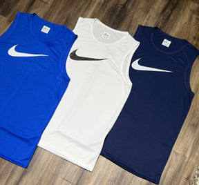 Kit com 3 regatas nike dri-fit