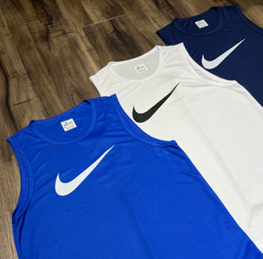 Kit com 3 regatas nike dri-fit