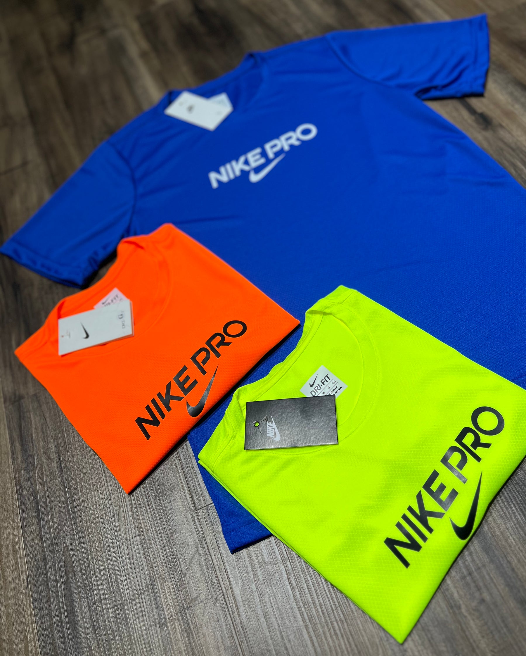 Kit com 3 camisetas nike dri-fit