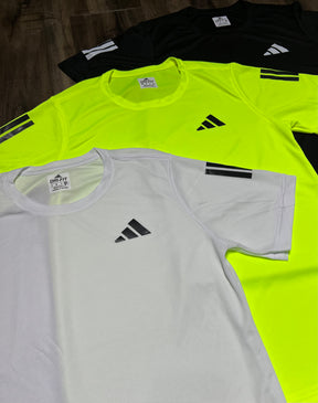 Kit com 3 camisetas dri-fit adidas