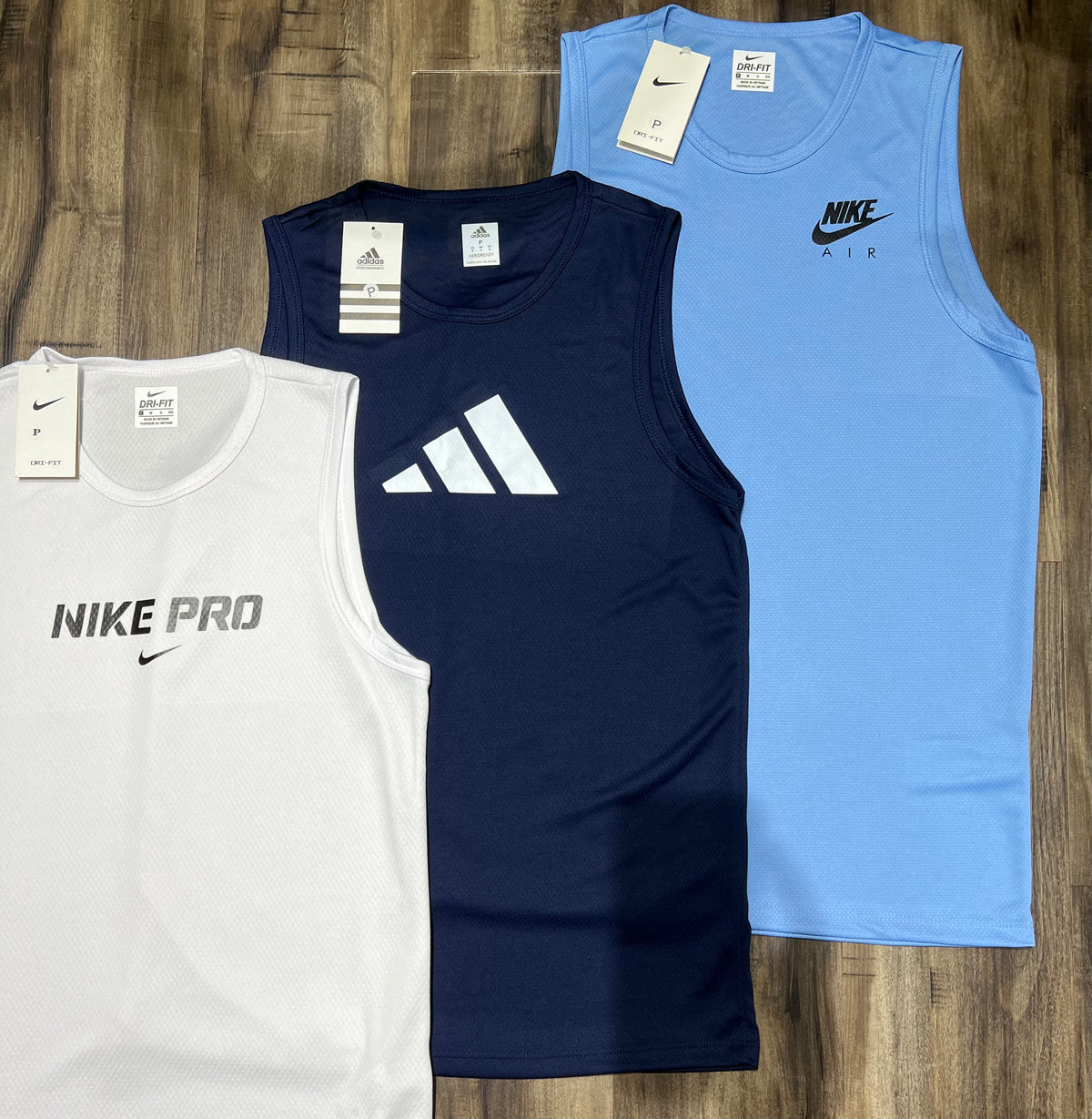 Kit com 3 regatas mescla