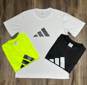 Kit com 3 camisetas adidas dri-fit