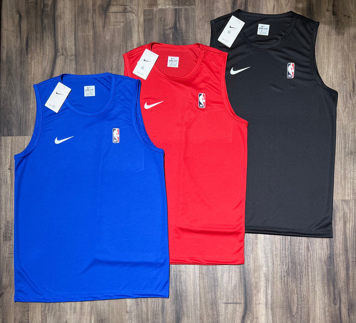 Kit com 3 regatas (NBA) dri-fit